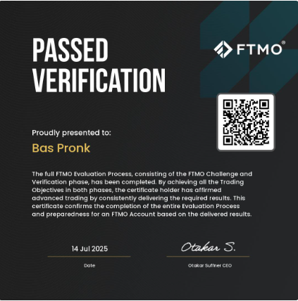 FTMO Passed Verification