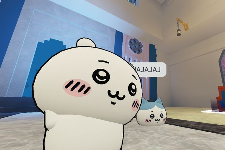 Momonga laughing