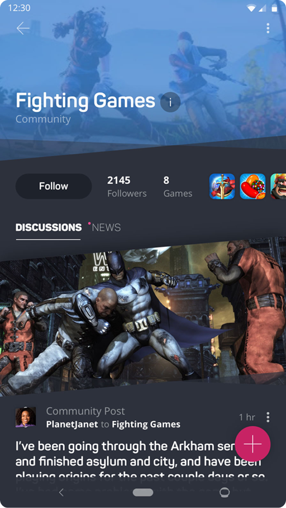 Wonder Fighting Games community page