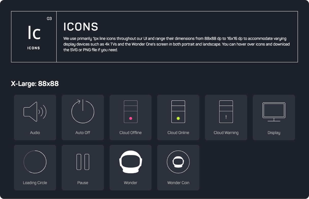 Wonder ICONS - X-Large 88x88 icon set