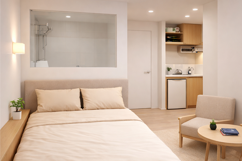 Studio interior view