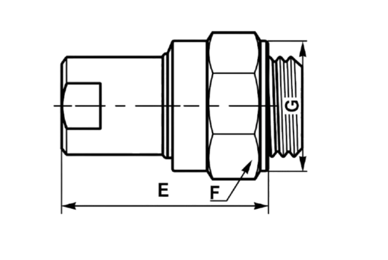 Couplers Female Thread / Female Diagram