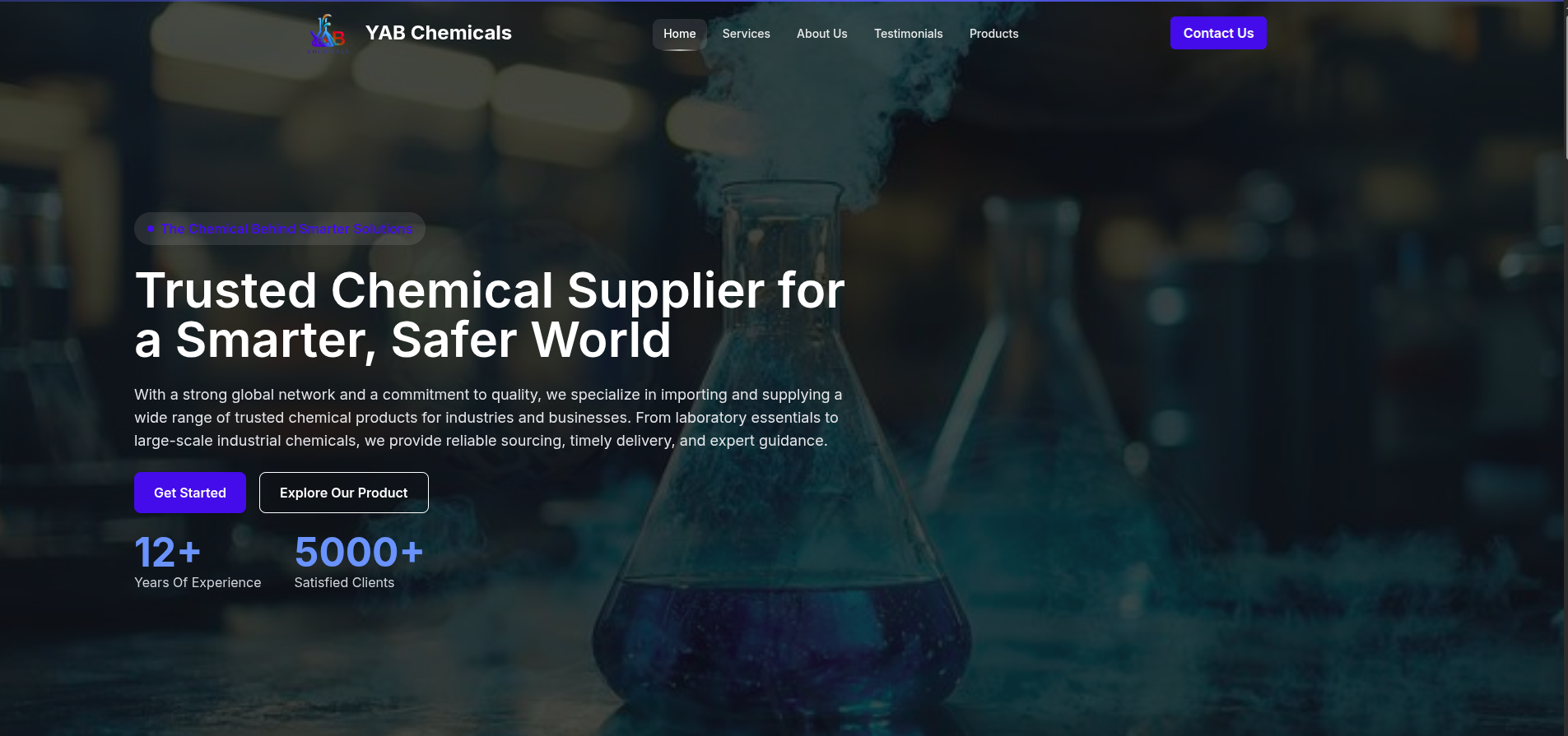 YAB Chemicals Website