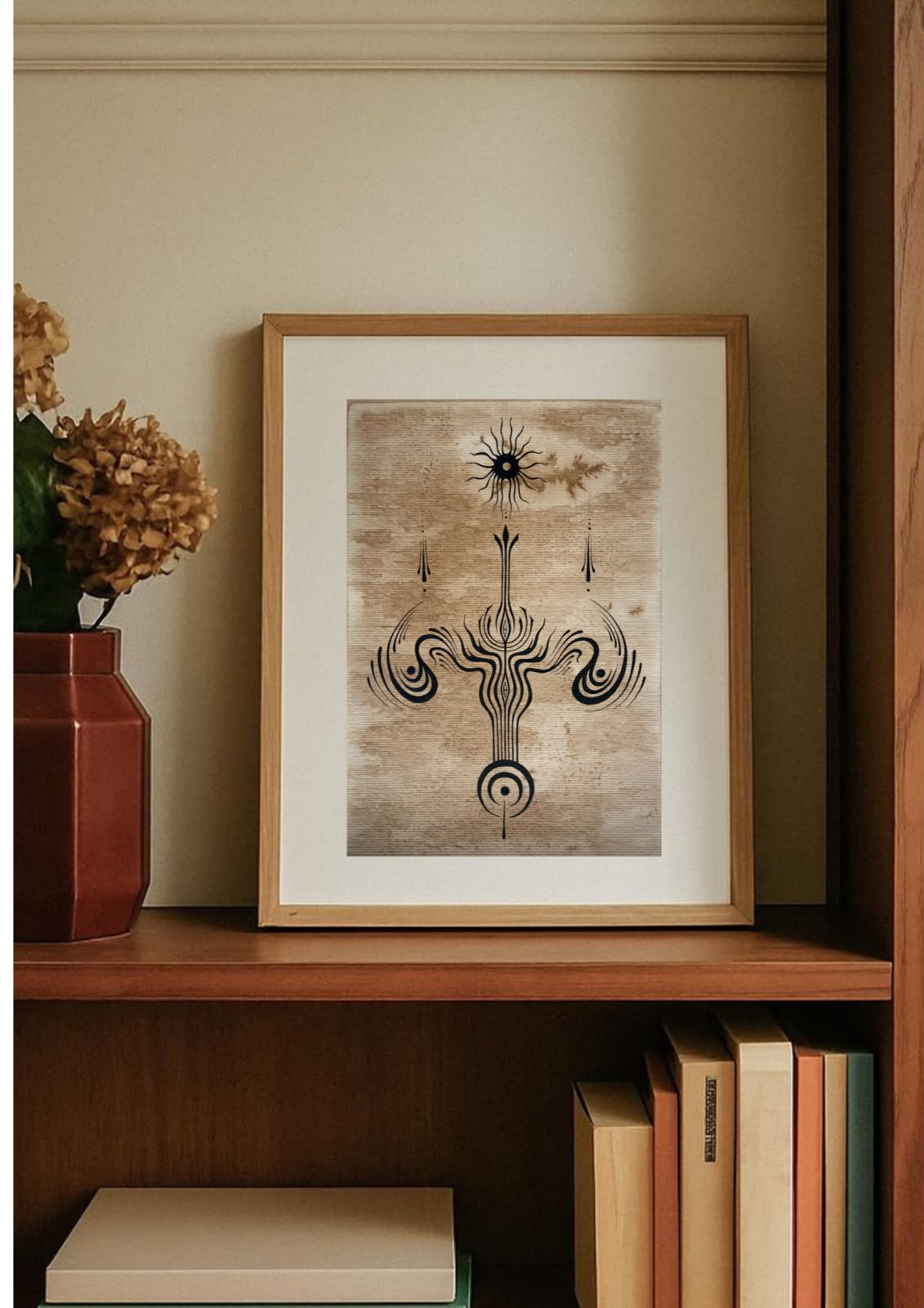 Templo — quadro em parede