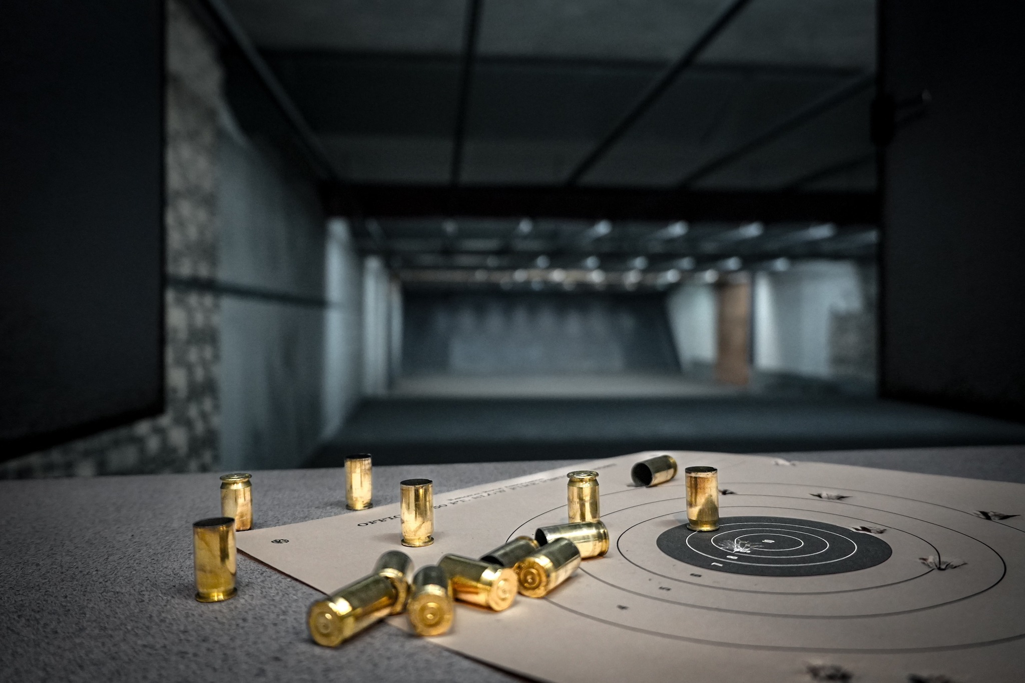 Massasoit Gun Club Indoor Range with Targets