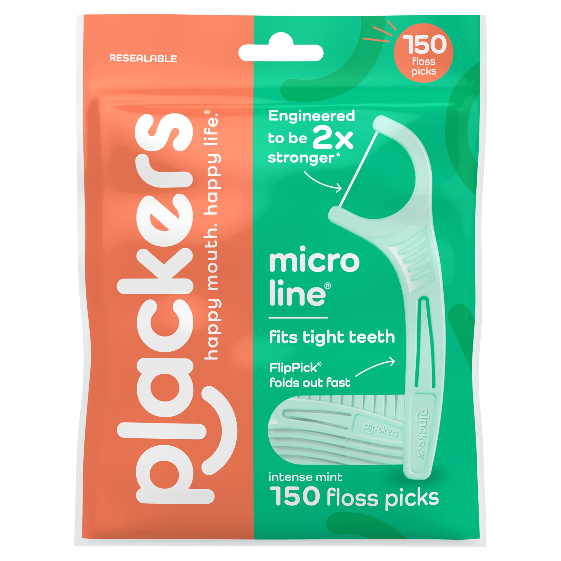 Plackers Plackers Micro Line Floss Picks