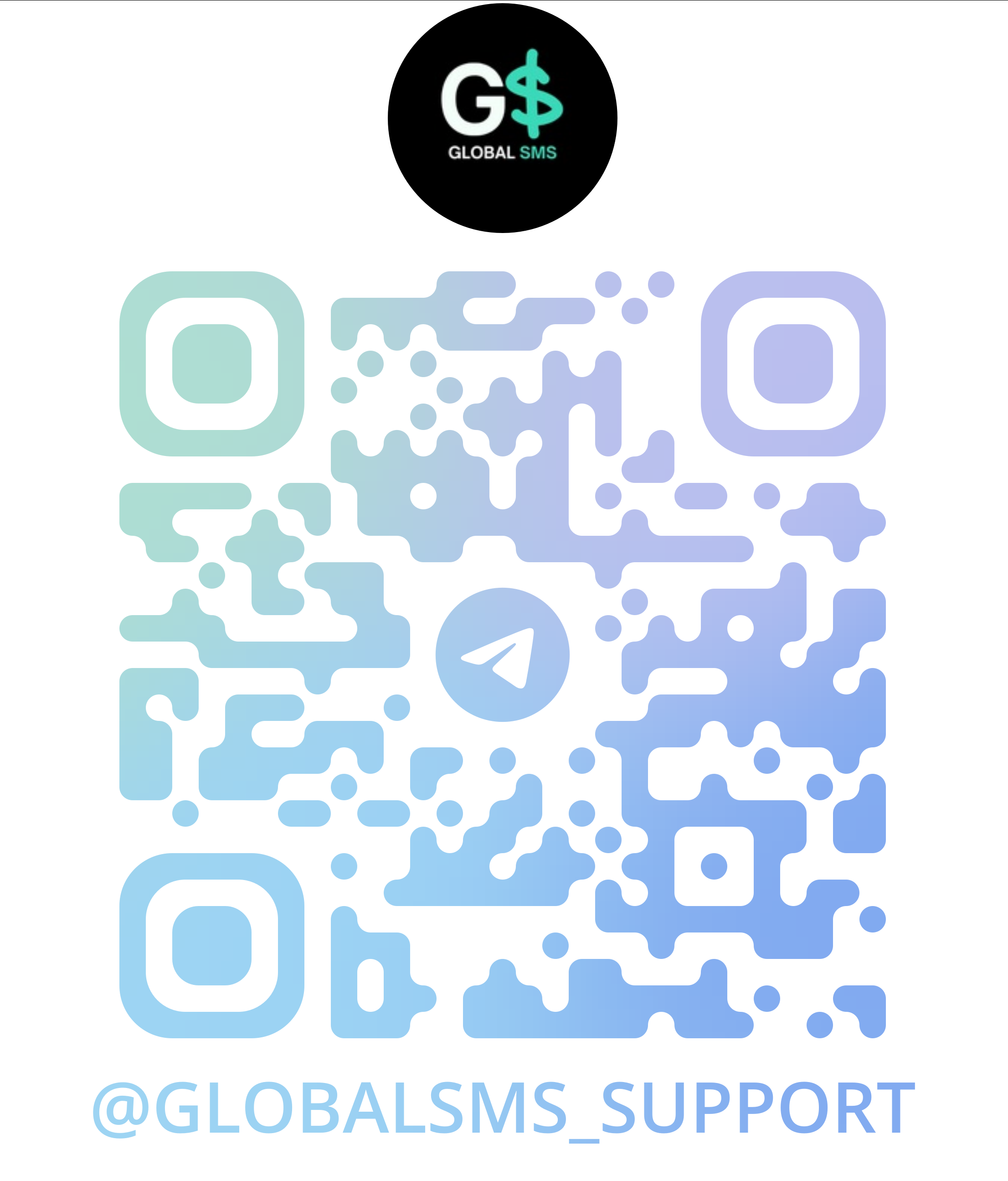 Telegram Support QR Code