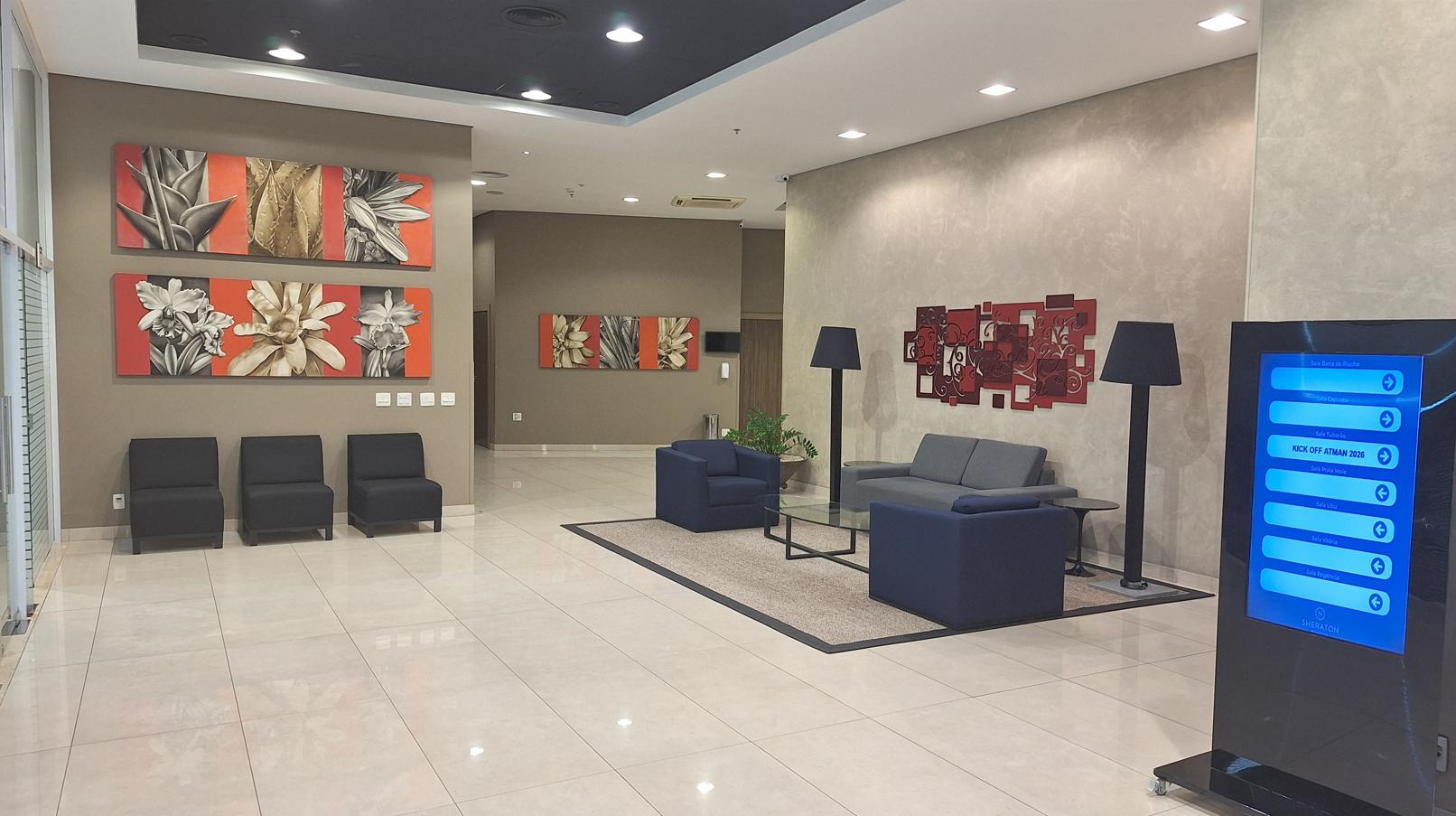 Lobby do Hotel Sheraton