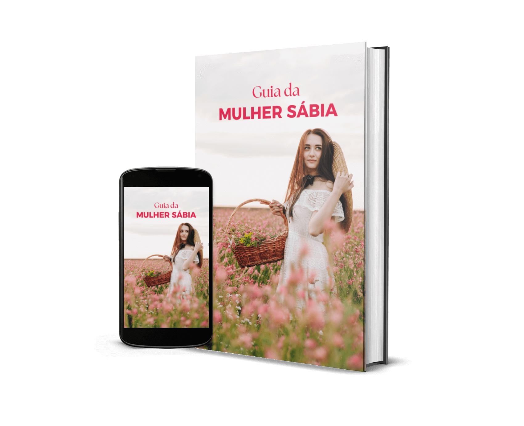 Guia da Mulher Sábia - Mockup do produto digital