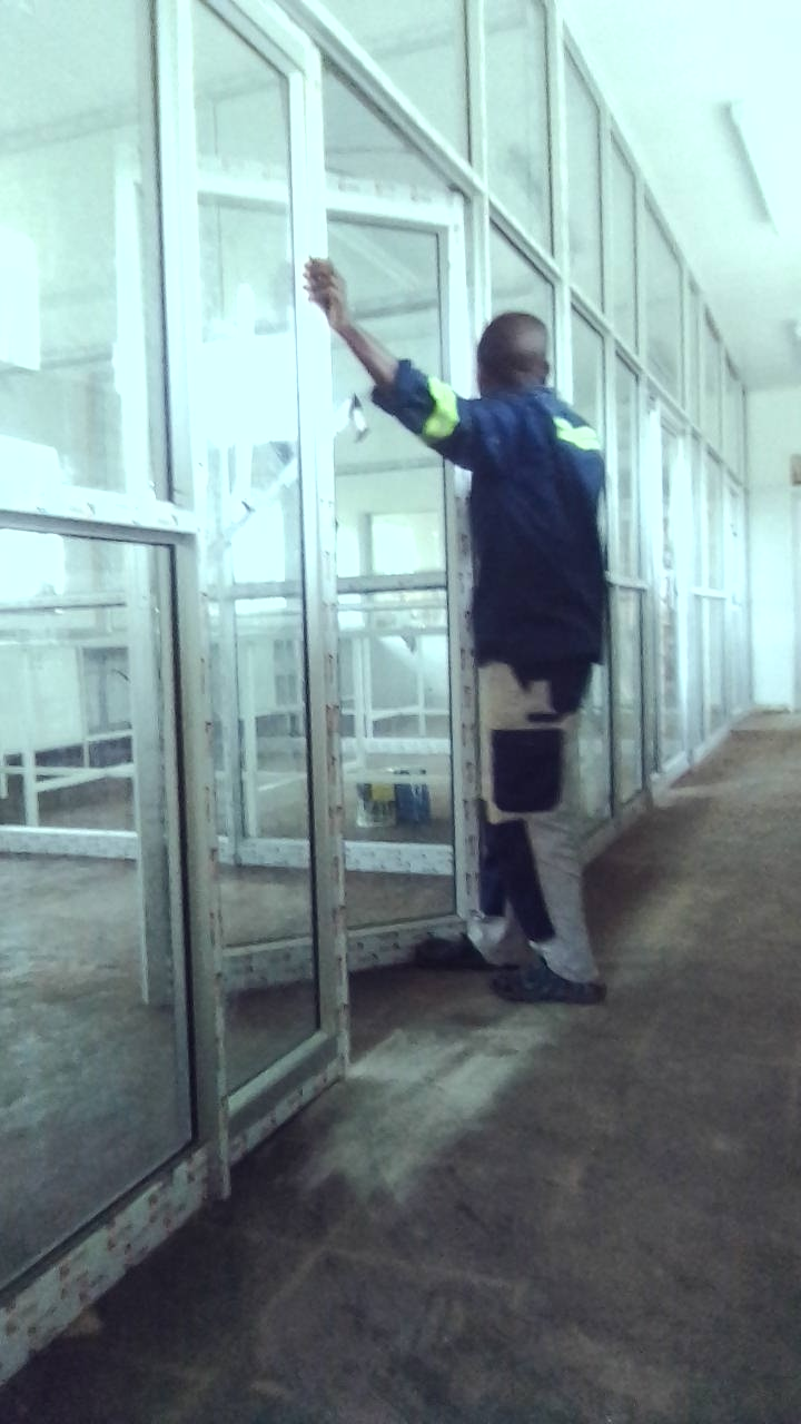 Window installation work