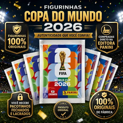 Figurinhas 100% originais Panini