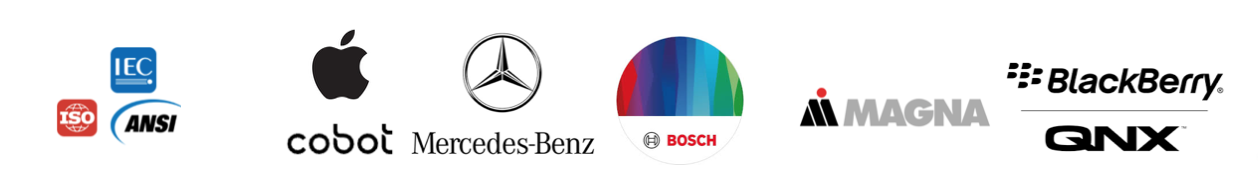 Companies and standards organizations we've worked with