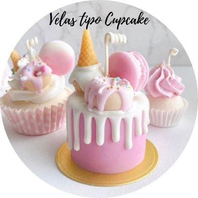 Velas tipo cupcake