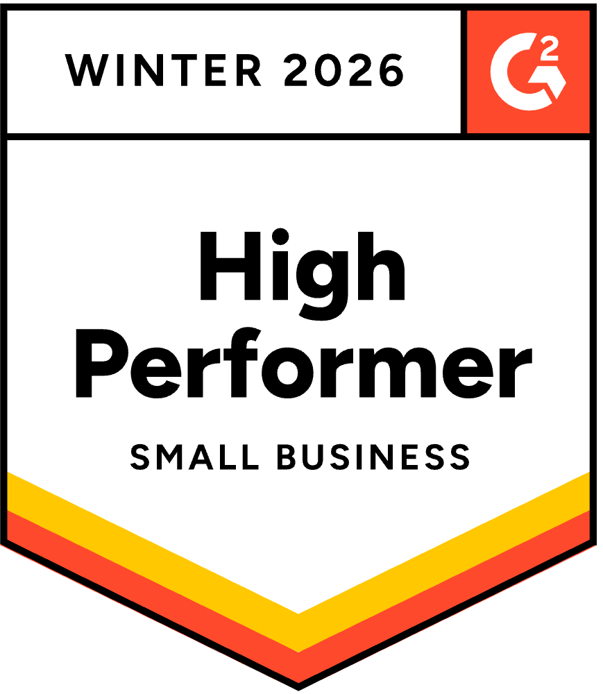 G2 Winter 2026 High Performer Small Business