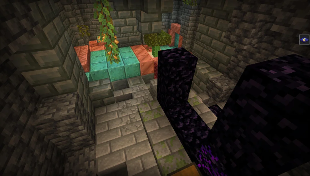 Minecraft Trial Chamber Portal Seed -8641083311015966054