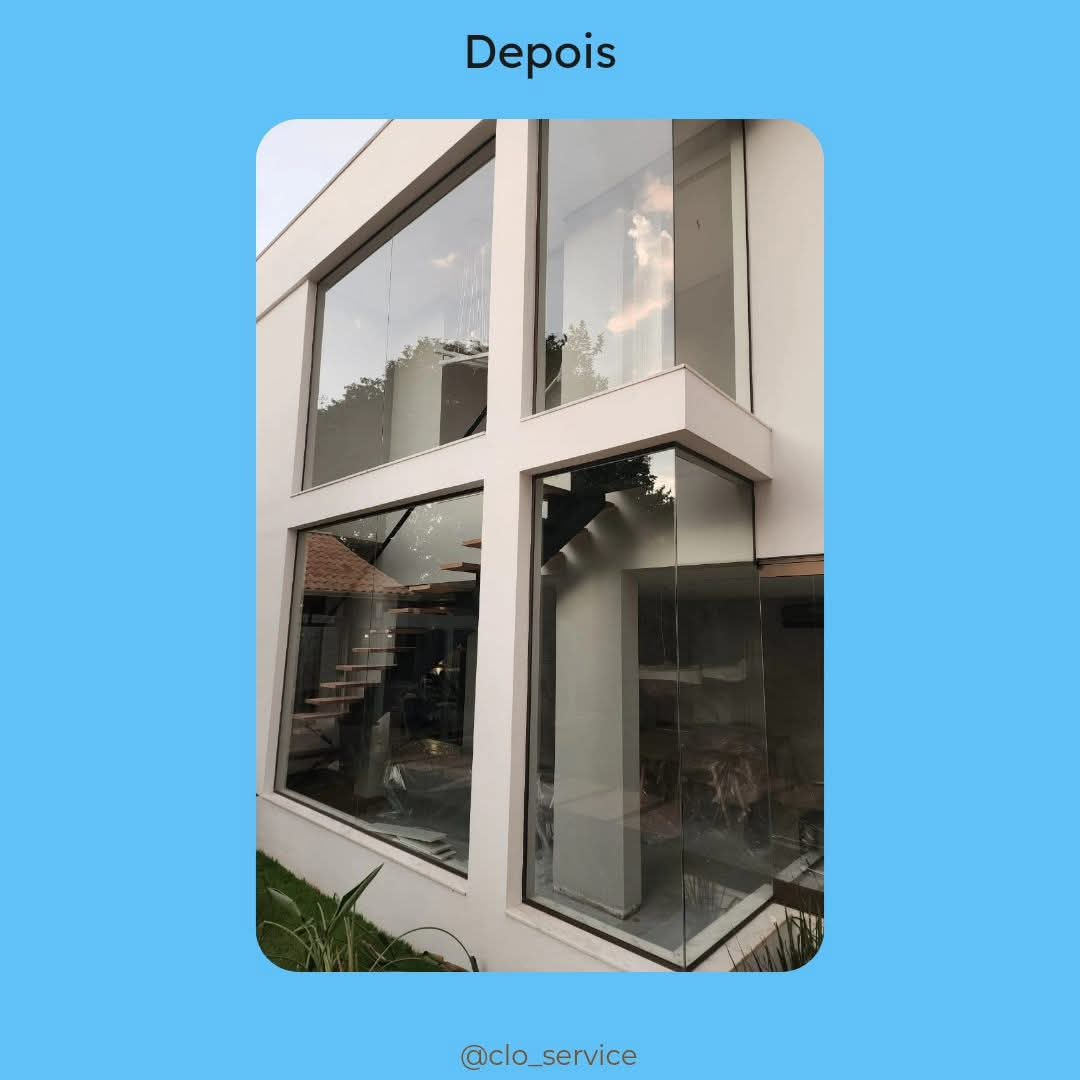 Fachada de Vidro - Depois