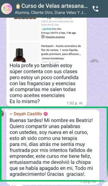 Testimonio de Beatriz sobre cómo el curso renovó su entusiasmo emprendedor