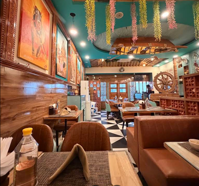 Warm family dining room at Tamil Nadu Dosa