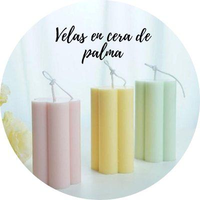 Velas en cera de palma