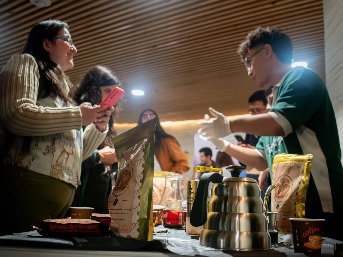 Evento de catación Palar — presentación de métodos y variedades de café