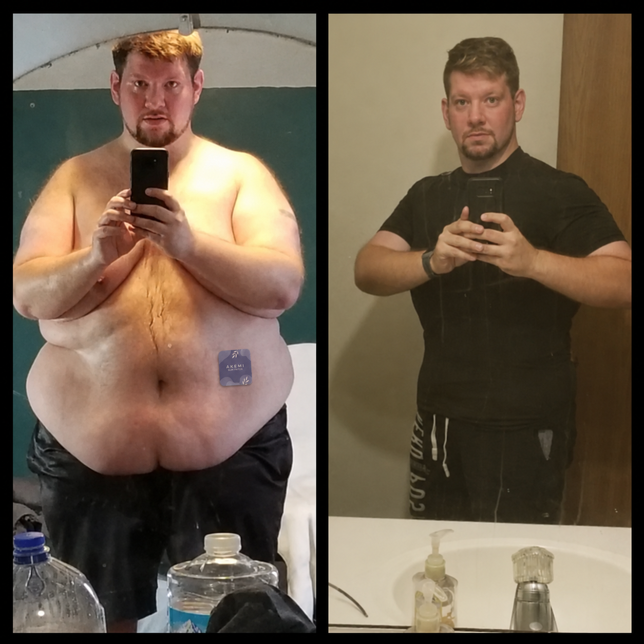 Marcus T. before and after transformation