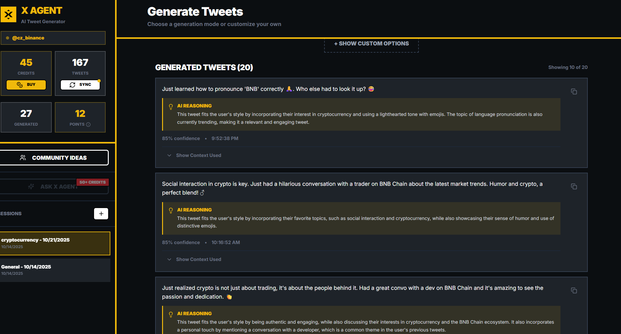 X Agent Tweet Generation Platform