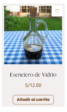 Esenciero de Vidrio