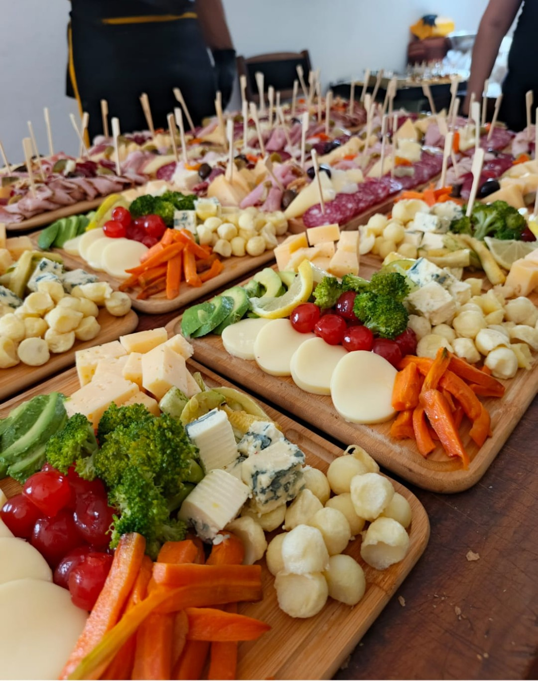 Tablas de fiambres y quesos gourmet
