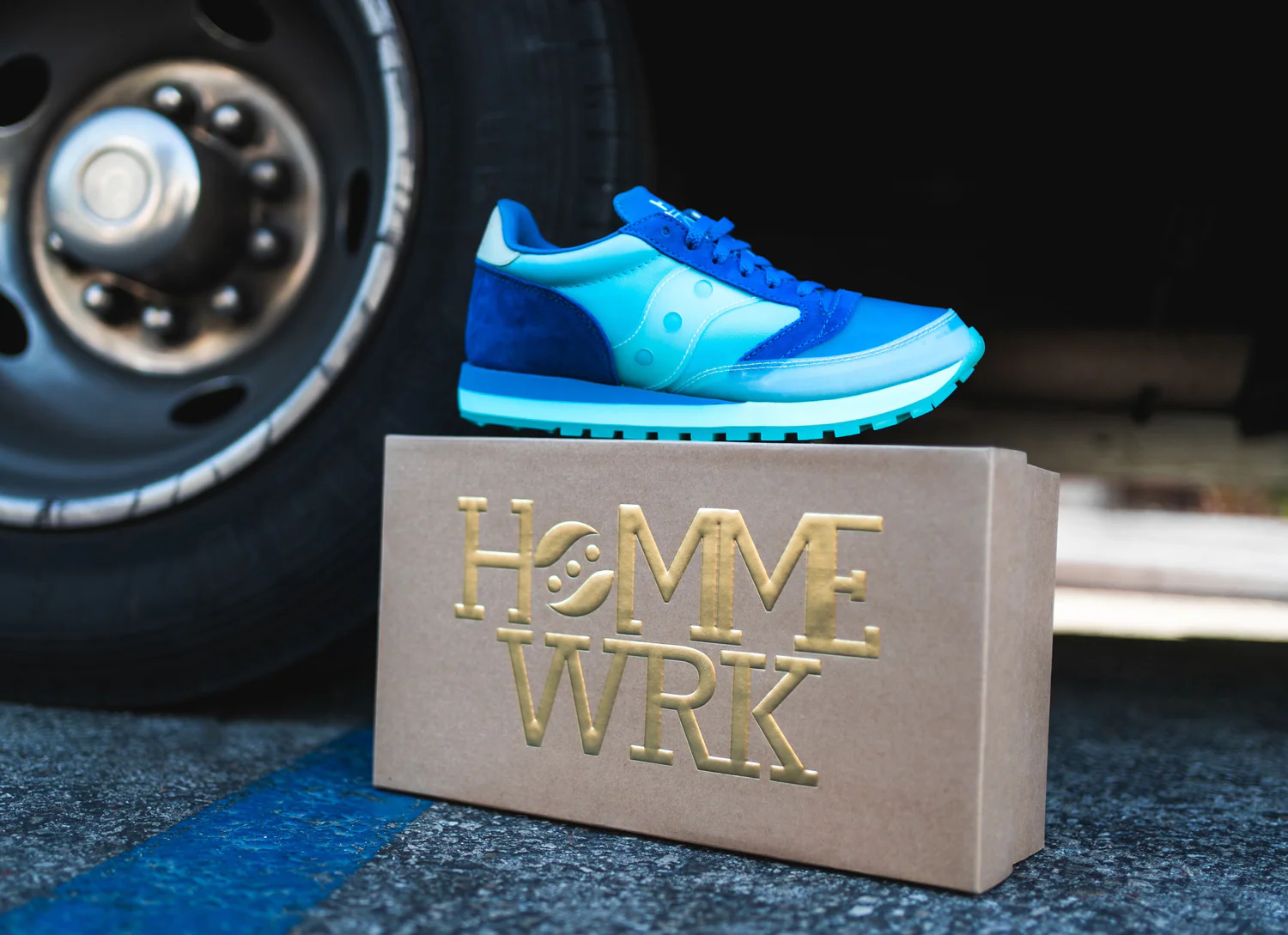 Maxi Blue — HOMMEWRK x Saucony Jazz 81 Curriculum IV