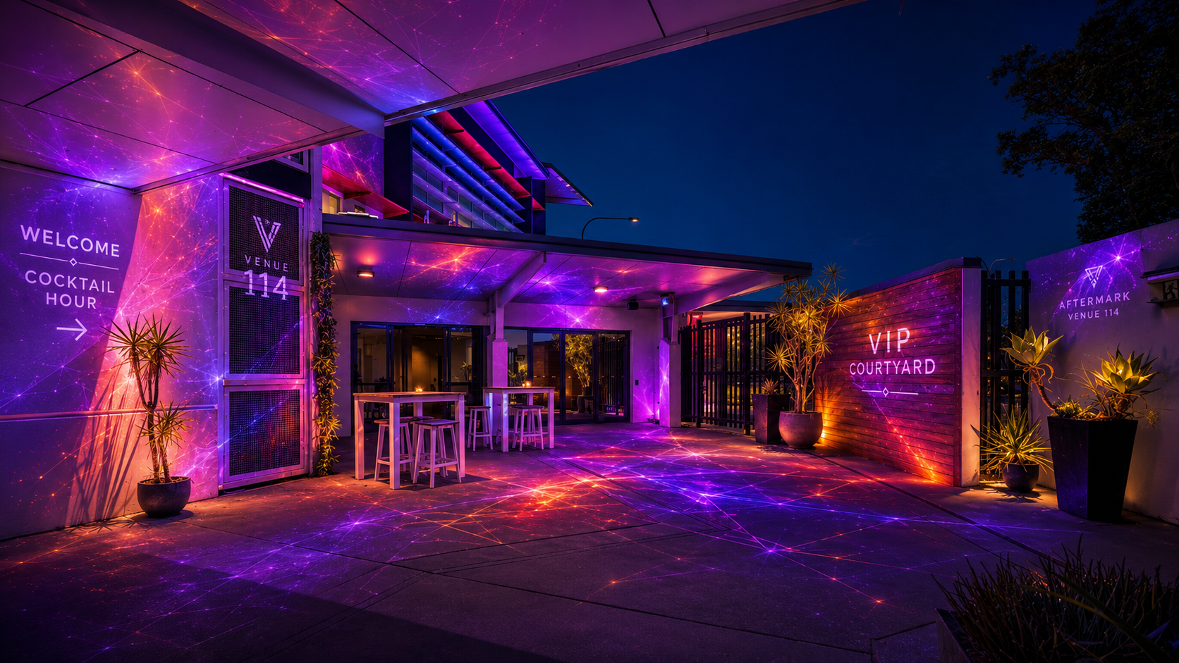 Venue 114 — VIP Courtyard