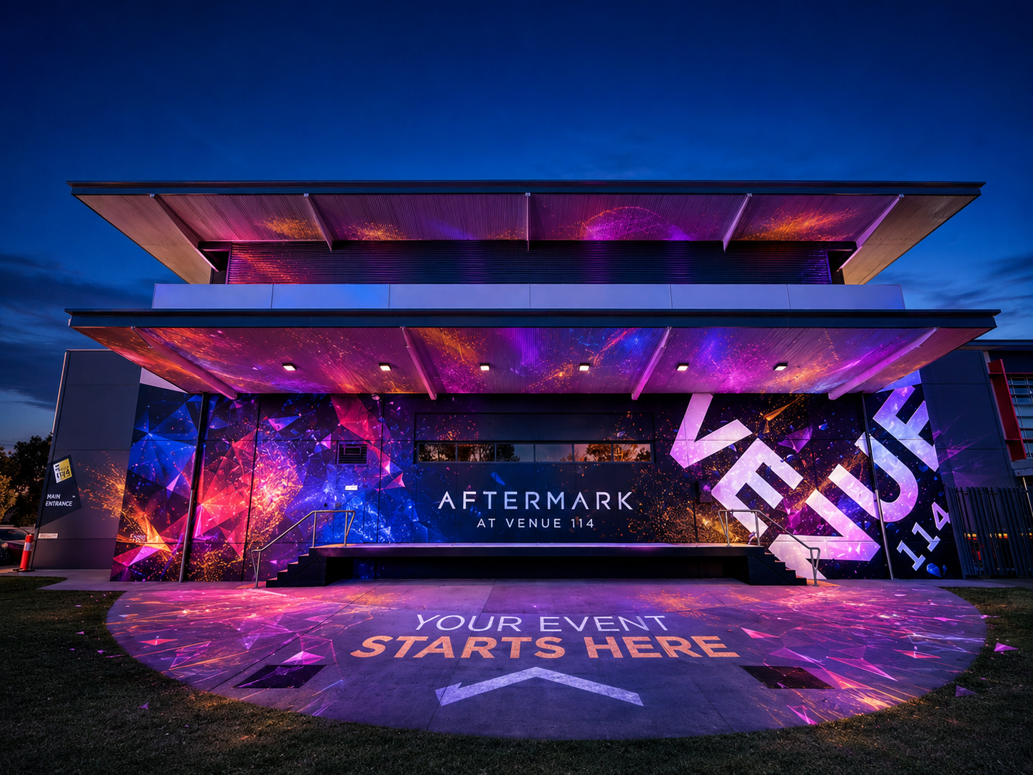 Venue 114 — Main Entrance