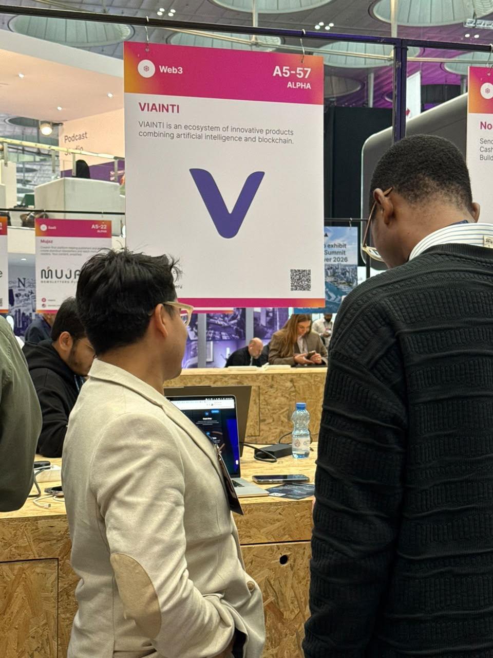 VIAINTI booth A5-57 at WebSummit Qatar