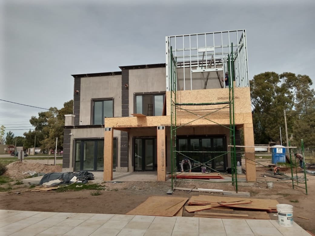 Casa steel framing en construcción
