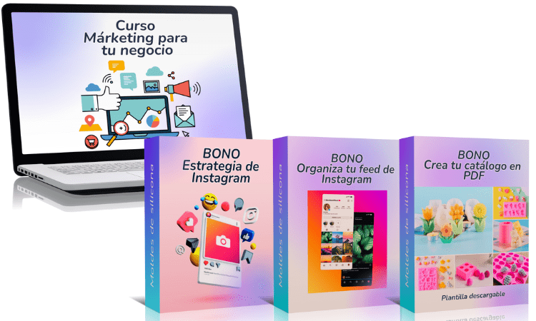 Curso de Marketing con bonos: Estrategia de Instagram, Feed de Instagram y Catálogo en PDF