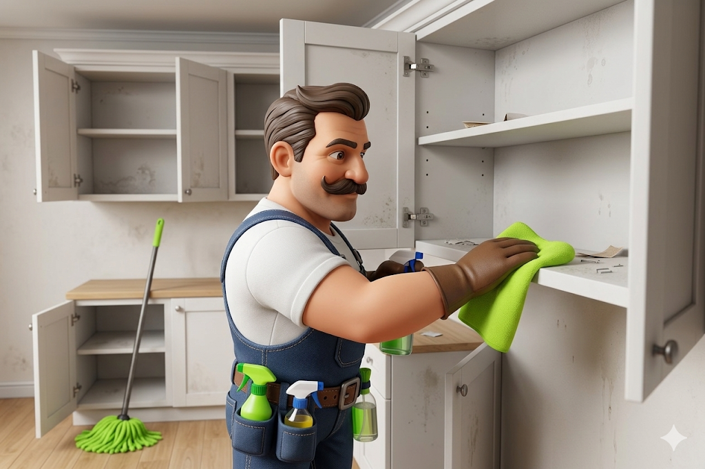 Move in move out cleaning Toronto - Clean Papi cabinet interior cleaning landlord inspection ready GTA