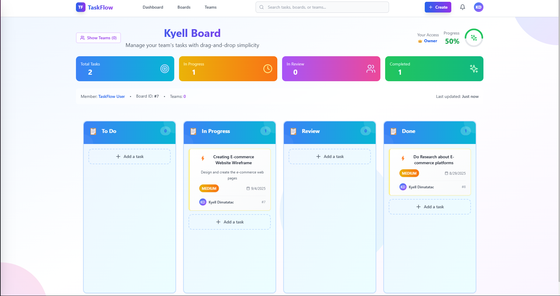TASKFLOW preview