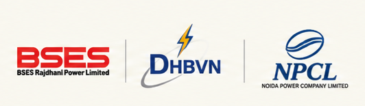 BSES, DHBVN and NPCL electricity board logos