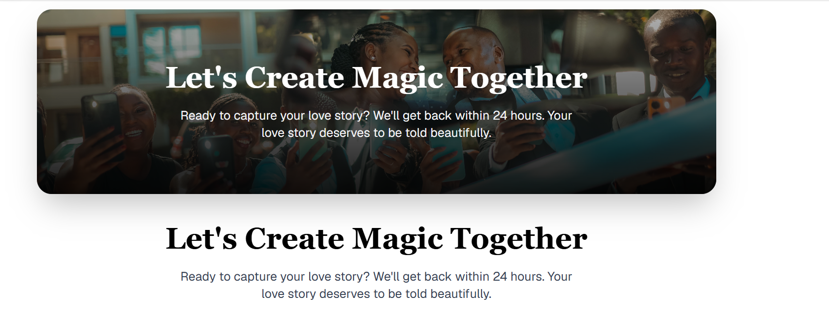 Let's Create Magic Together