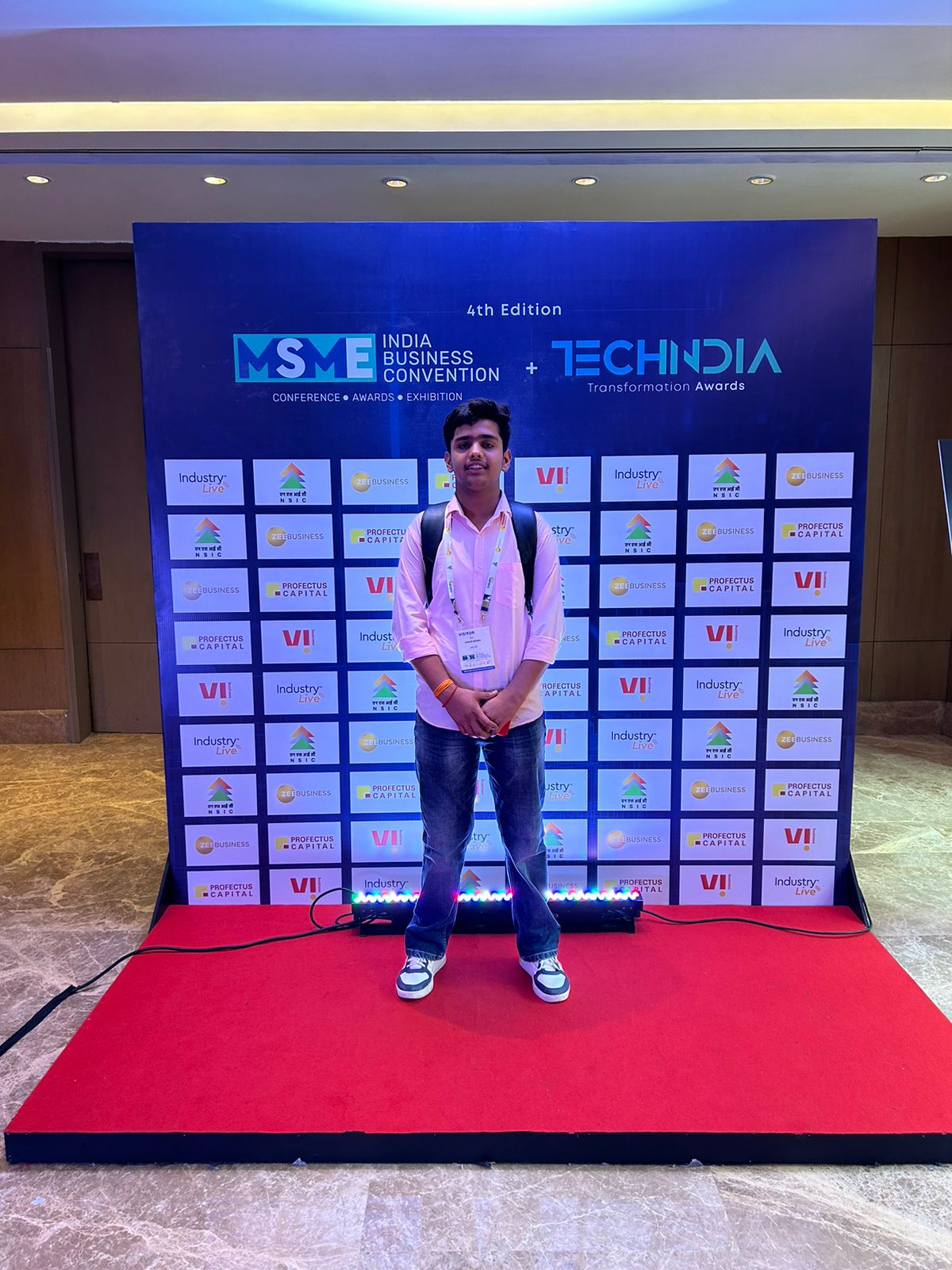 EthicBizz founder speaking at MSMEs India Business Convention
