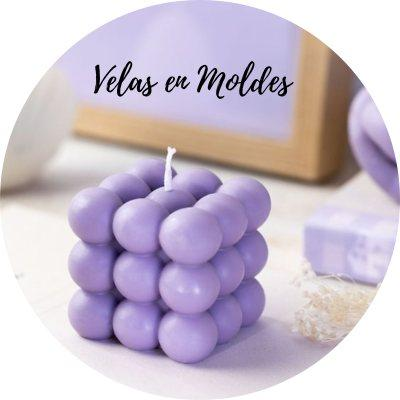 Velas en moldes