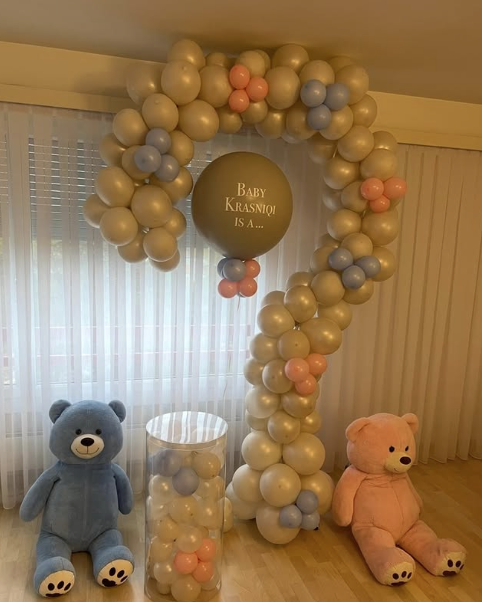 Gender Reveal Ballondekoration – Baby Krasniqi