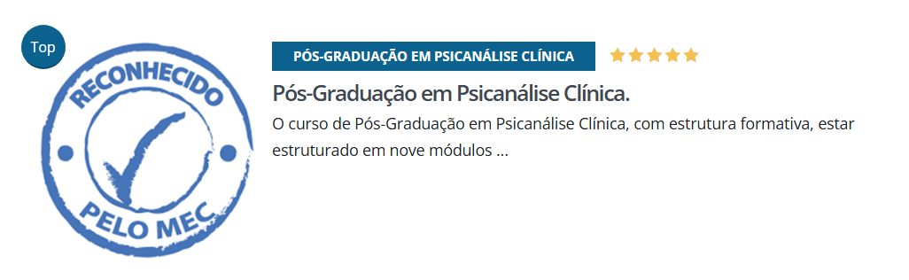 Selo Reconhecido pelo MEC