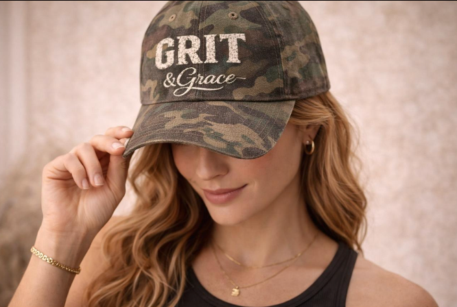 Women's camo hat