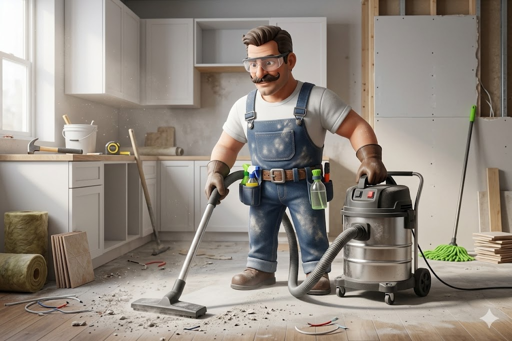 Post-construction cleaning Toronto - Clean Papi renovation debris removal and cleanup service GTA