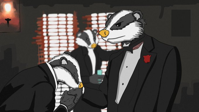 Tuxedo badgers