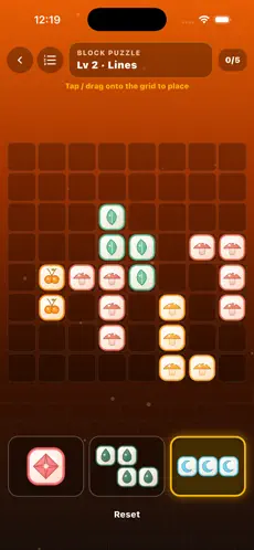 Block Puzzle oyun ekranı