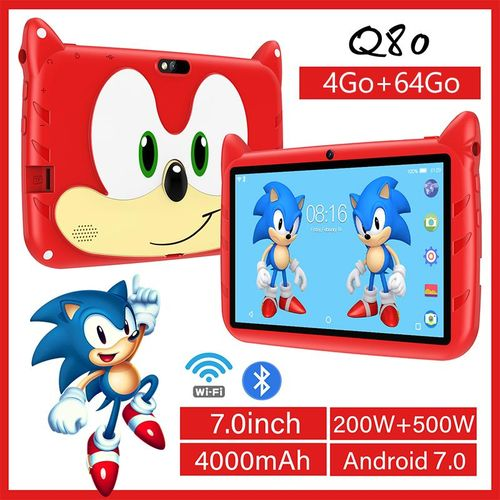 Zaopai Tablette Enfant 7 pouces 4 Go 64 Go Rose