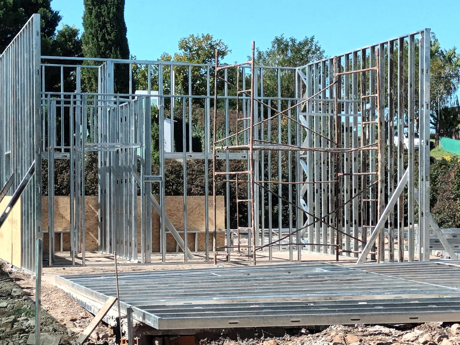 Estructura steel framing residencial