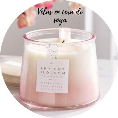 Velas en cera de soya