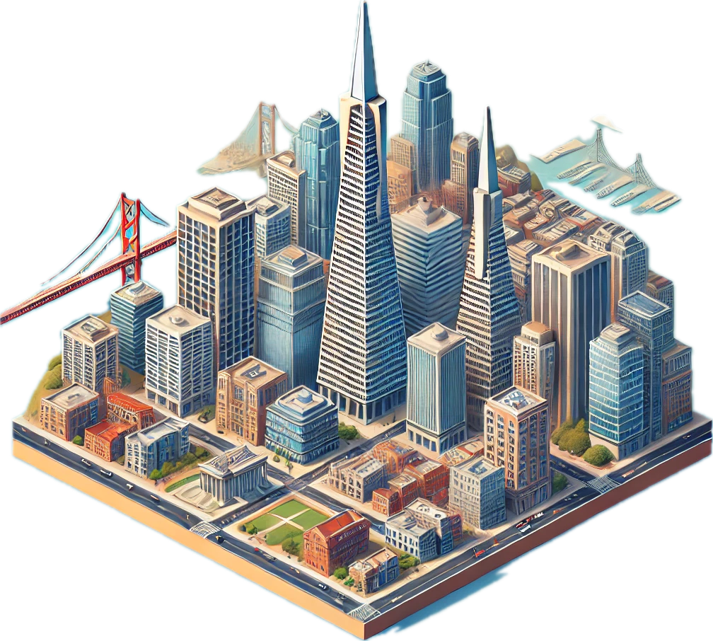 San Francisco Skyline Illustration